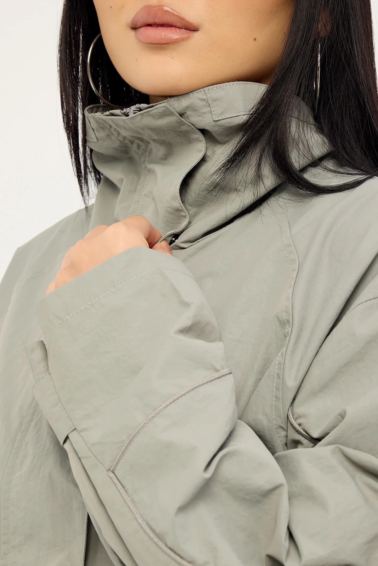 Lioness Shoreline Windbreaker Silver - Image 3
