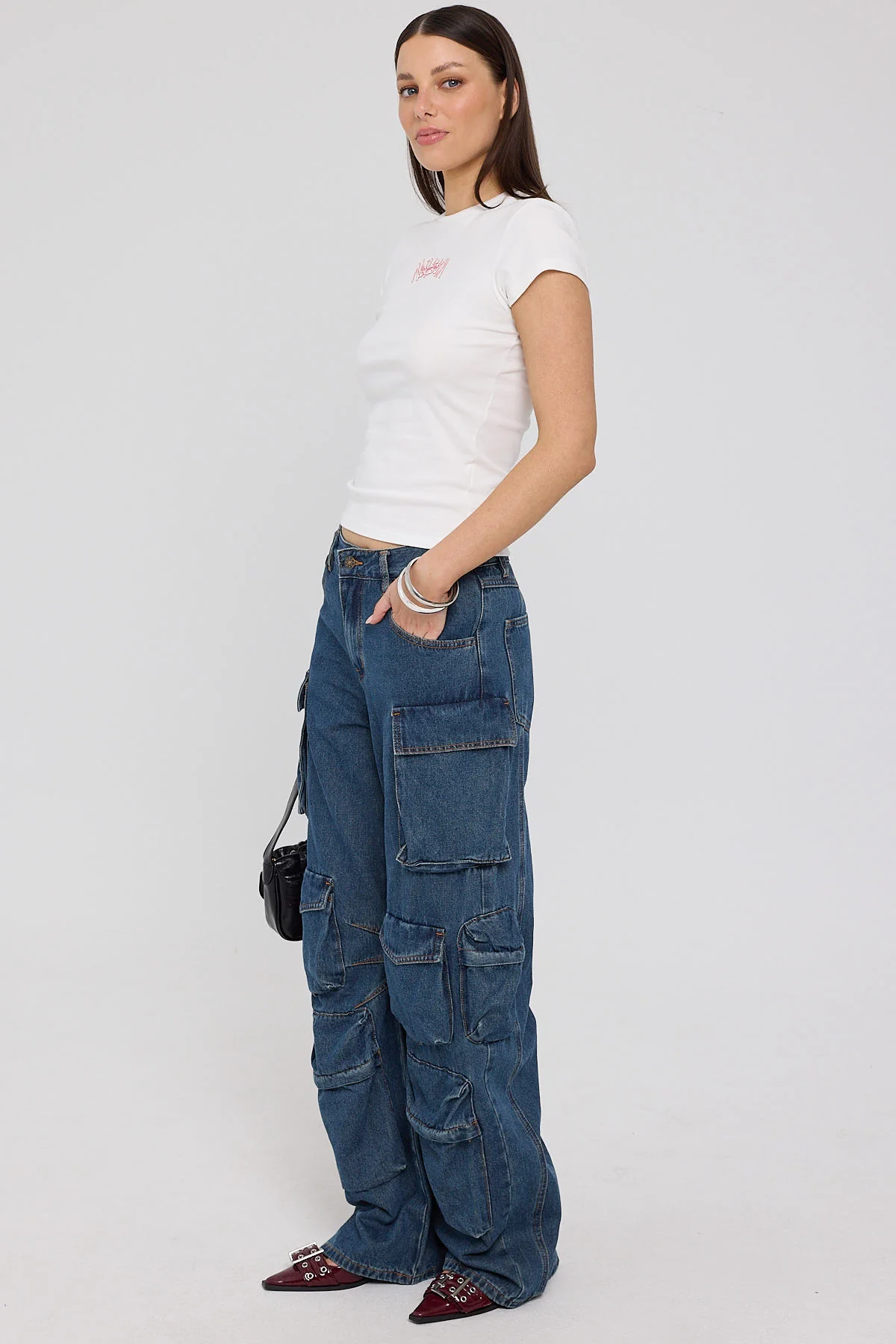 Lioness Smokeshow Jean Acid Blue - Image 2