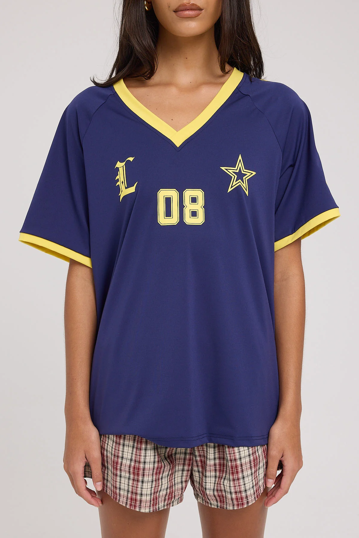 Lioness Spectate Jersey Top Navy - Image 7