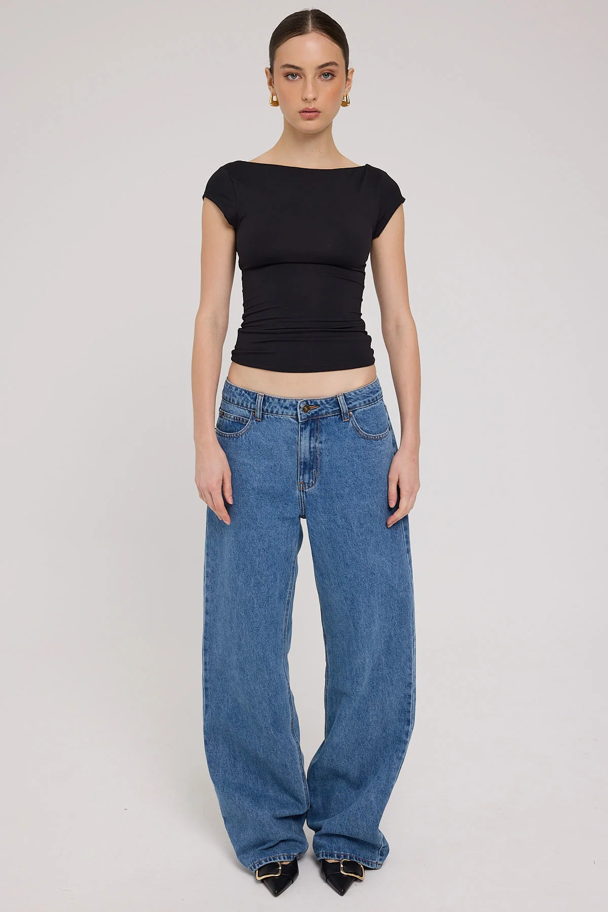 Lioness Top Model Jean Blue Denim - Image 2
