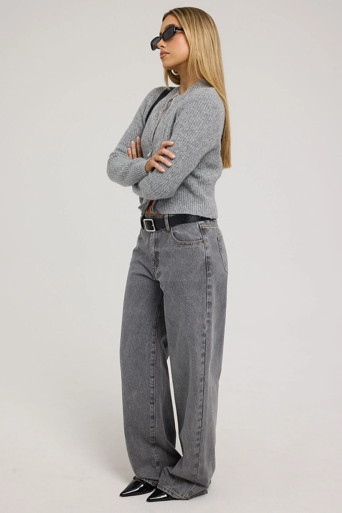 Lioness Top Model Jean Washed Grey - Image 3