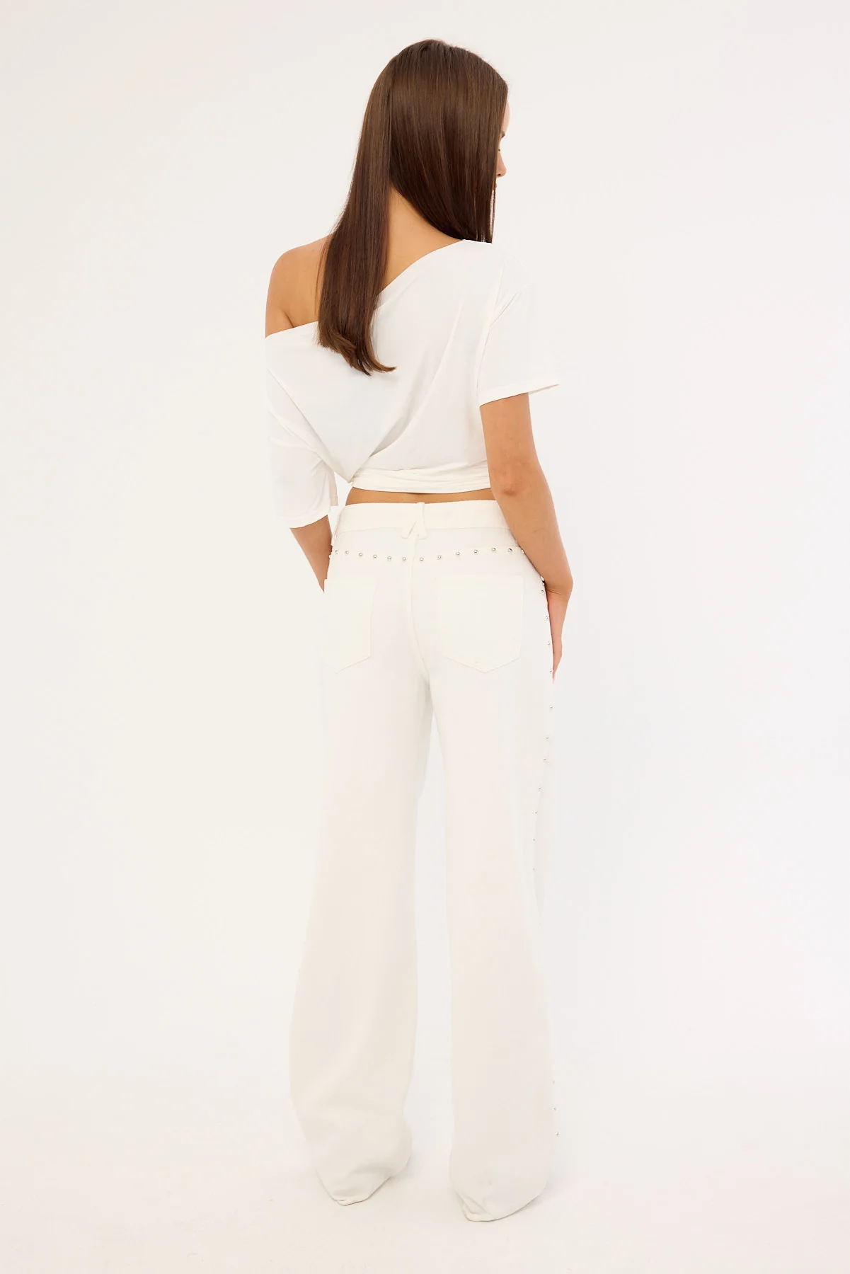 Lioness Top Model Studded Jean Porcelain - Image 5