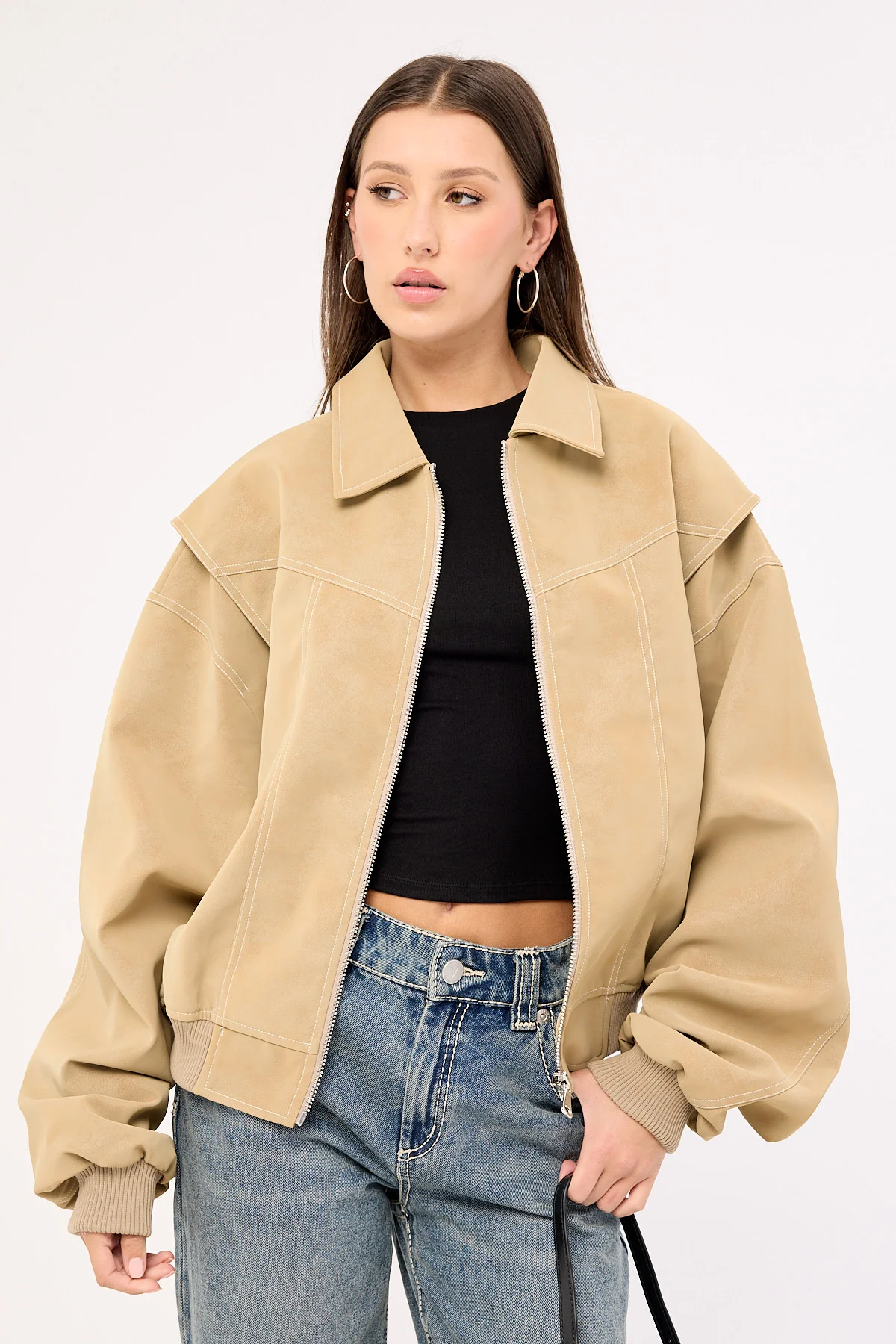 Lioness Vista Bomber Latte - Image 3