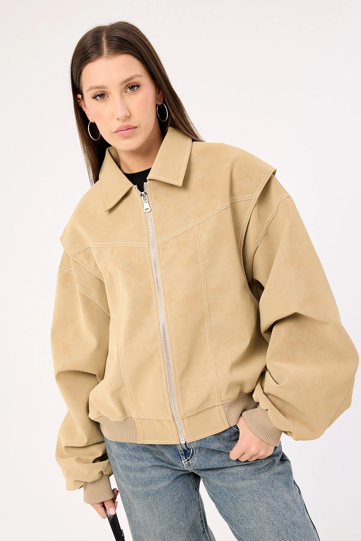 Lioness Vista Bomber Latte - Image 6