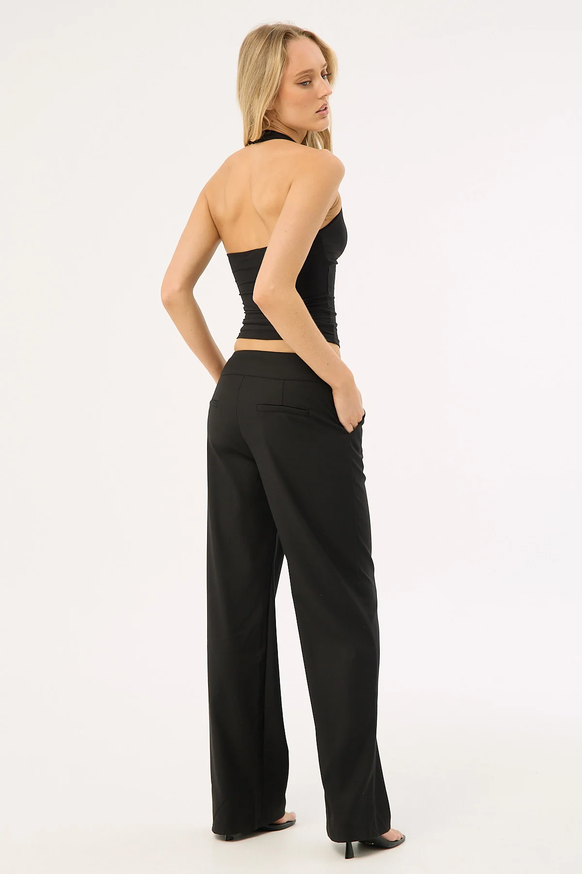 Luck & Trouble Anni Belted Pant Black - Image 5