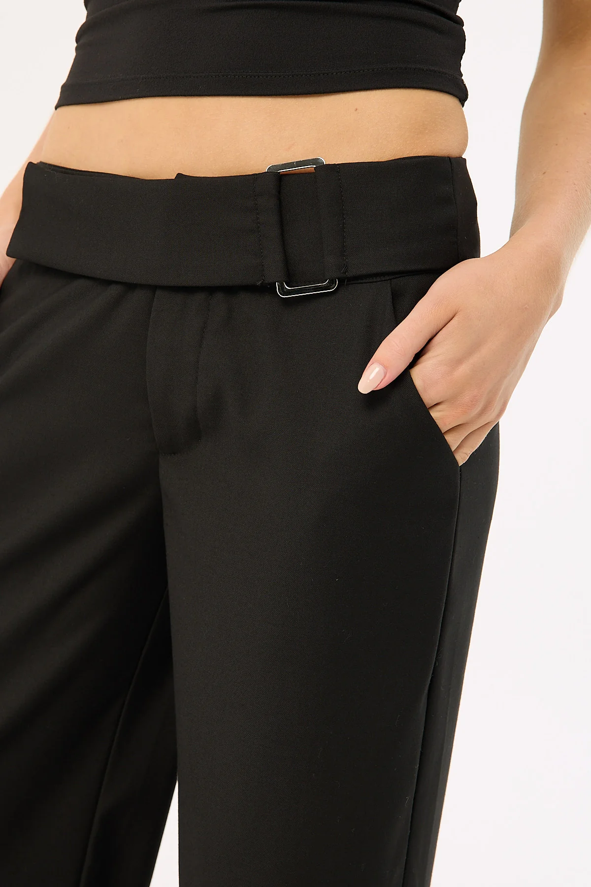Luck & Trouble Anni Belted Pant Black - Image 7