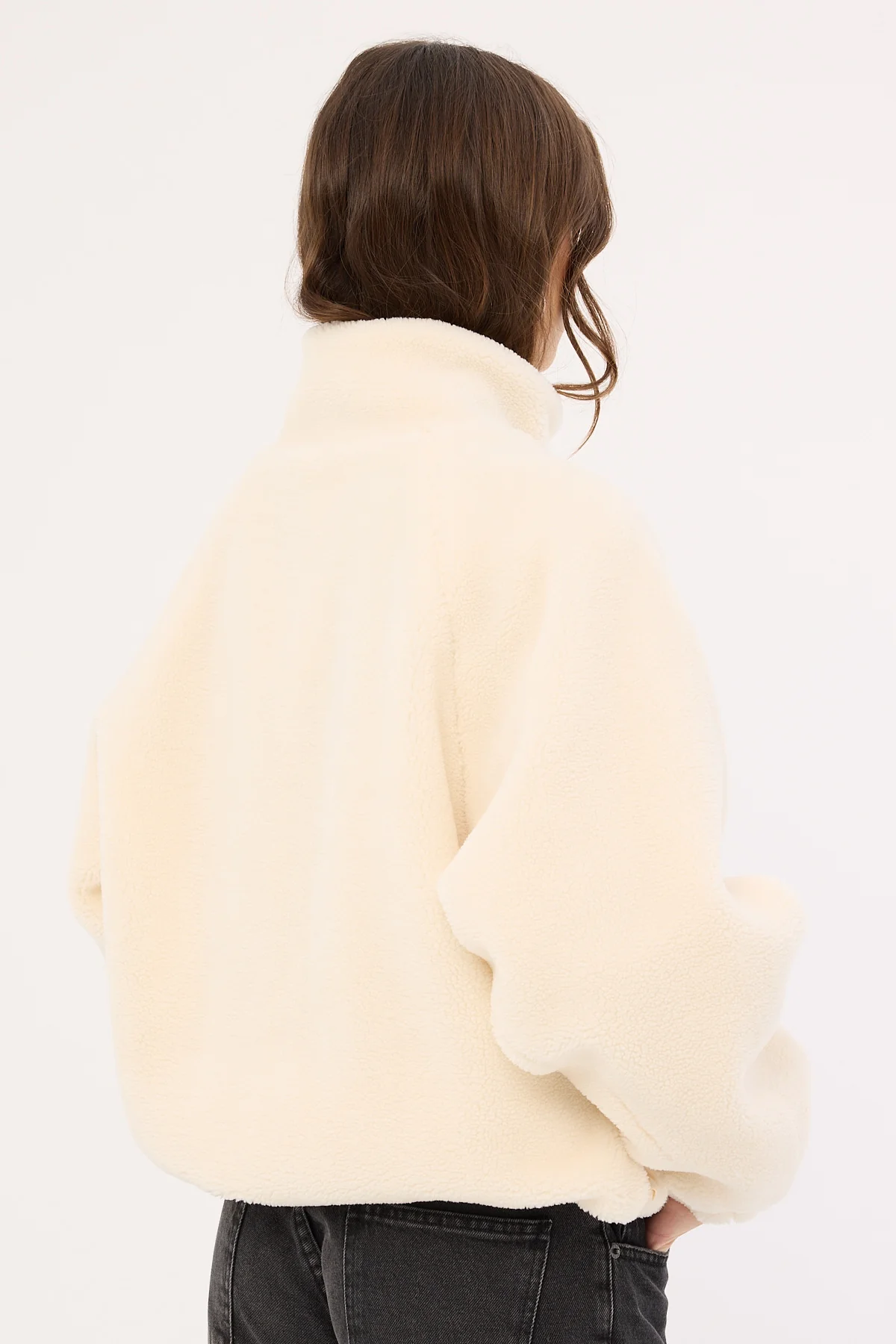 Luck & Trouble Aspen Sherpa Jacket Cream - Image 5