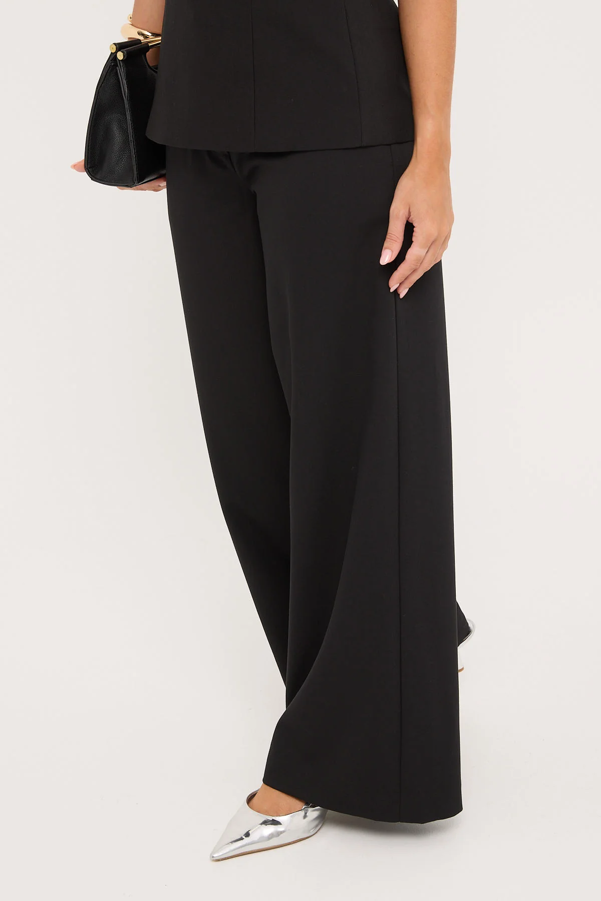 Luck & Trouble Astrid Mid Rise Pants Black - Image 5