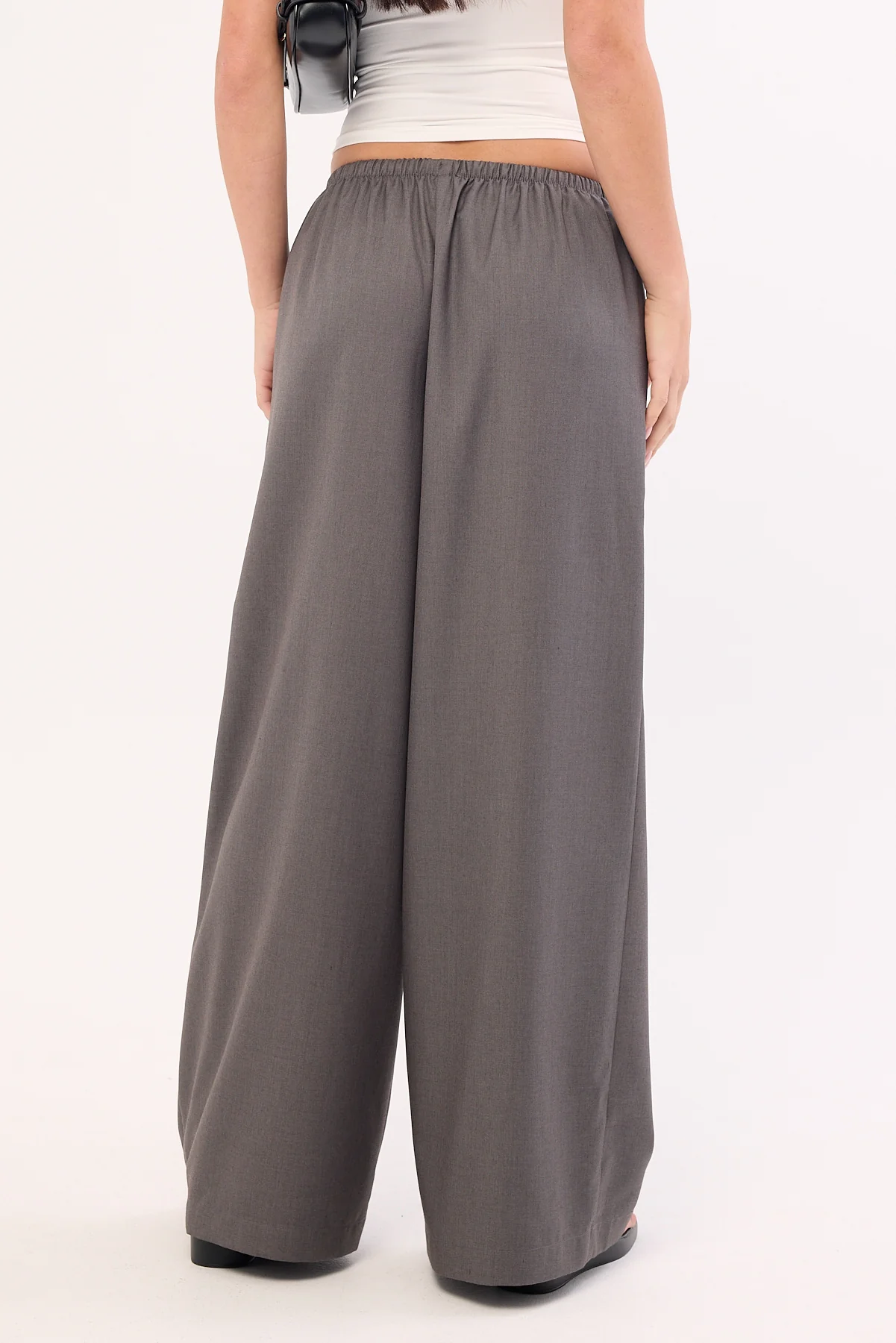 Luck & Trouble Azalea Mid Rise Pant Charcoal - Image 5