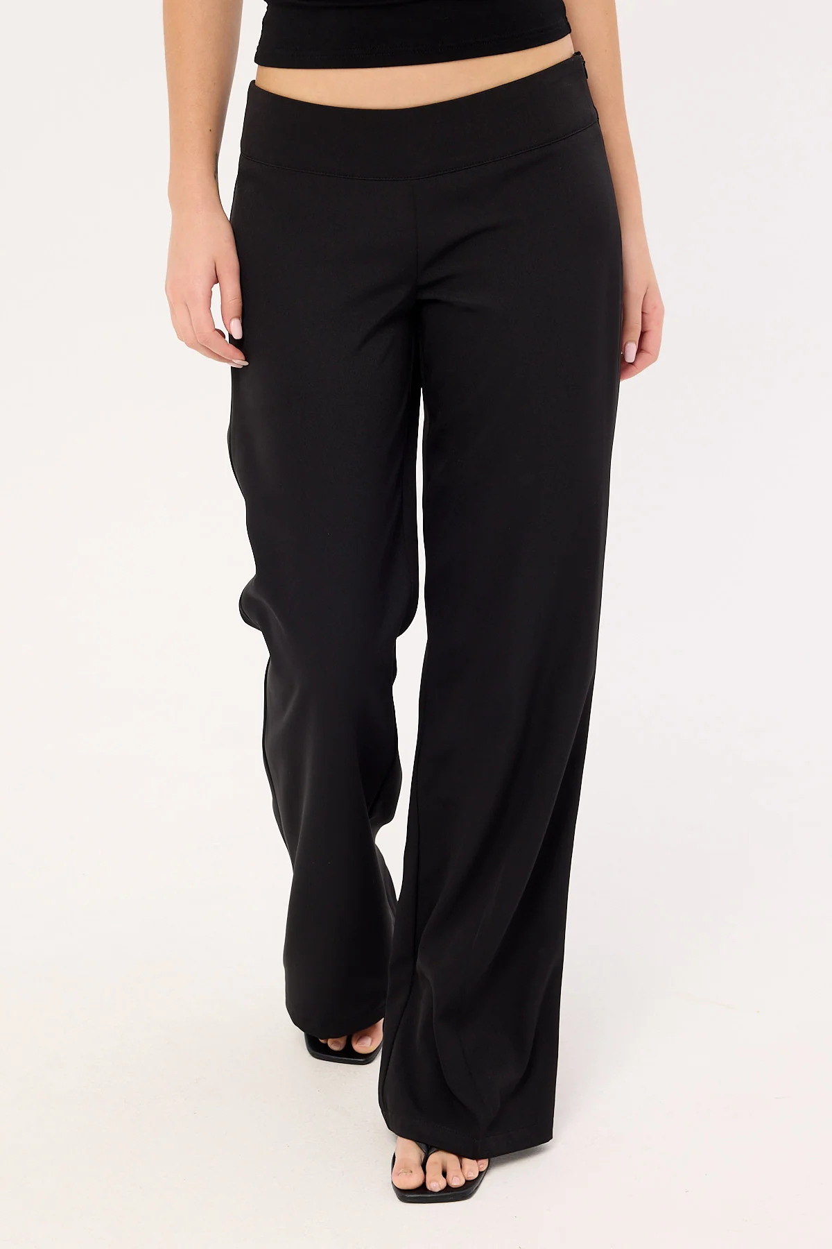 Luck & Trouble Blair Straight Leg Pant Black - Image 3