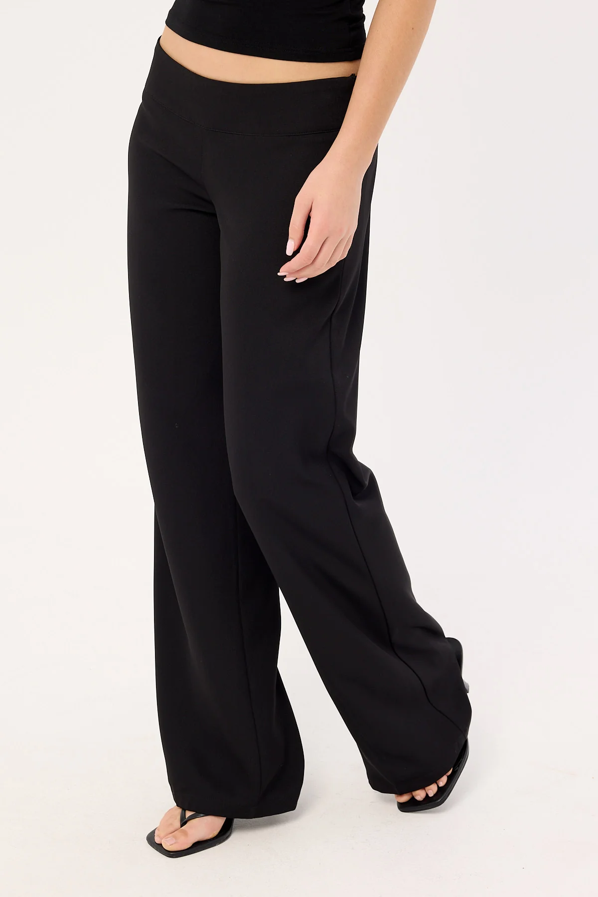 Luck & Trouble Blair Straight Leg Pant Black - Image 4