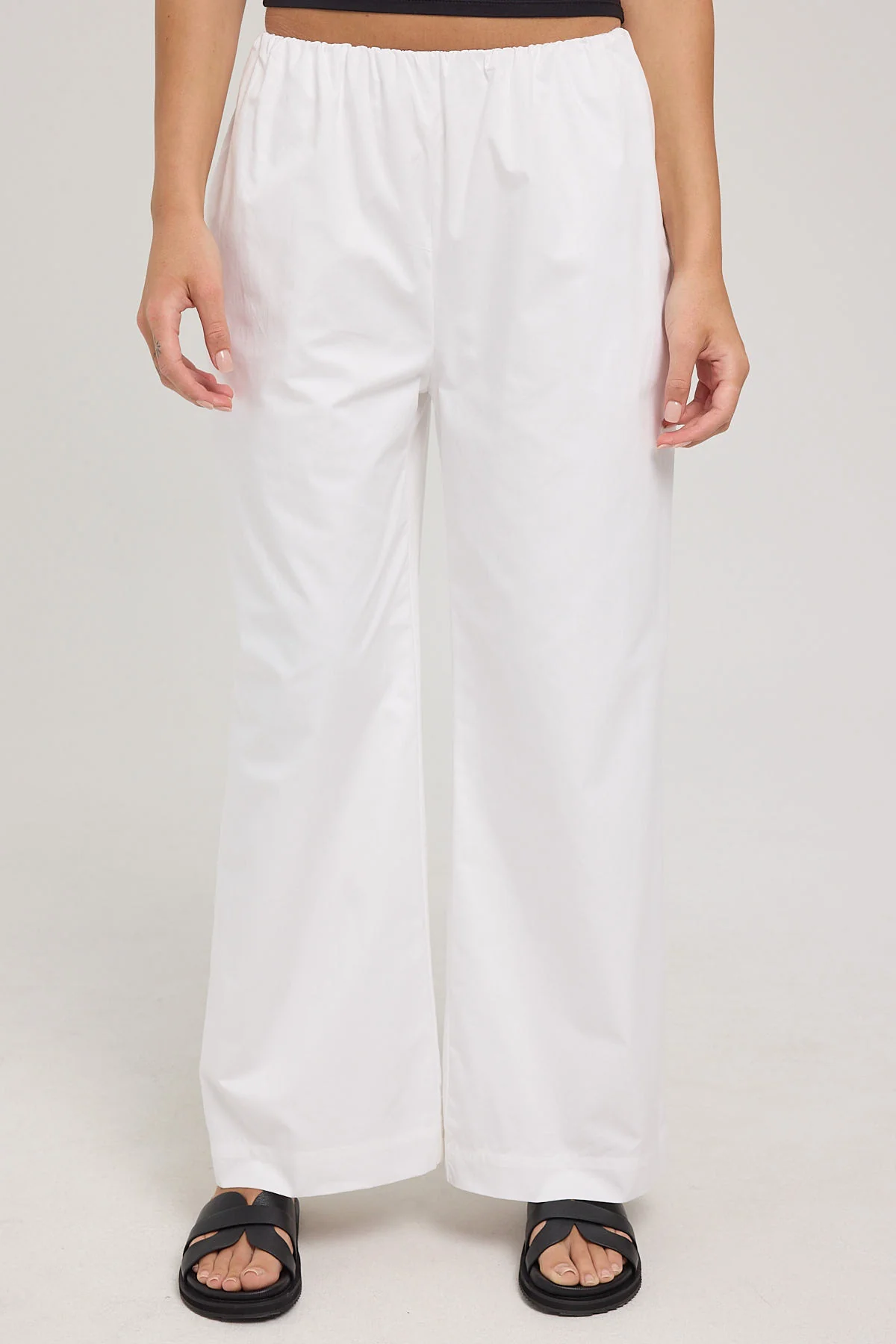 Luck & Trouble Bliss Bubble Gathered Pant White - Image 5