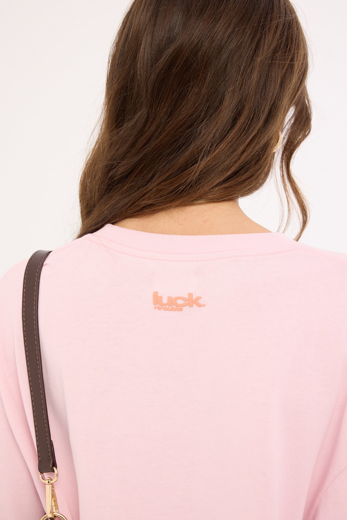 Luck & Trouble Cin Cin Oversized Tee Pink - Image 6