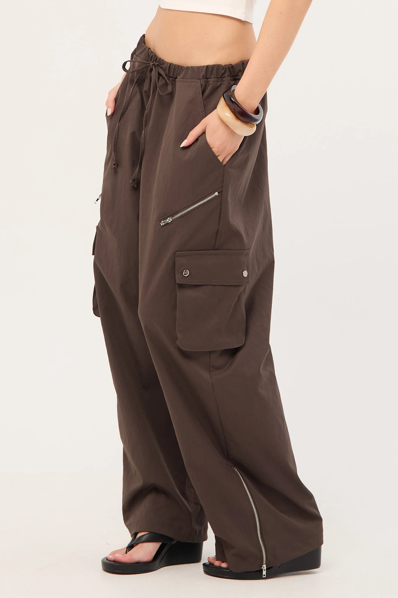 Luck & Trouble Cloud Cargo Pants Smoke - Image 4