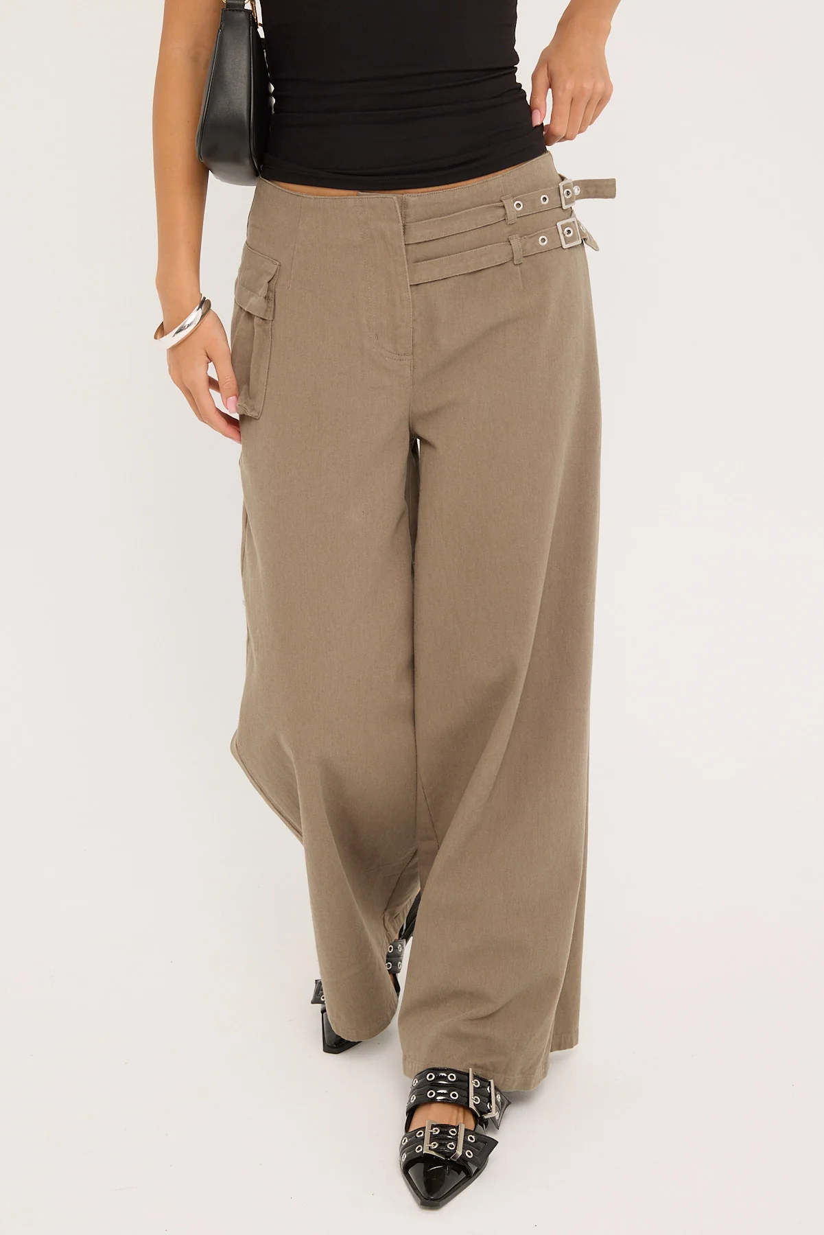 Luck & Trouble Command Cargo Pant Washed Khaki Green - Image 2