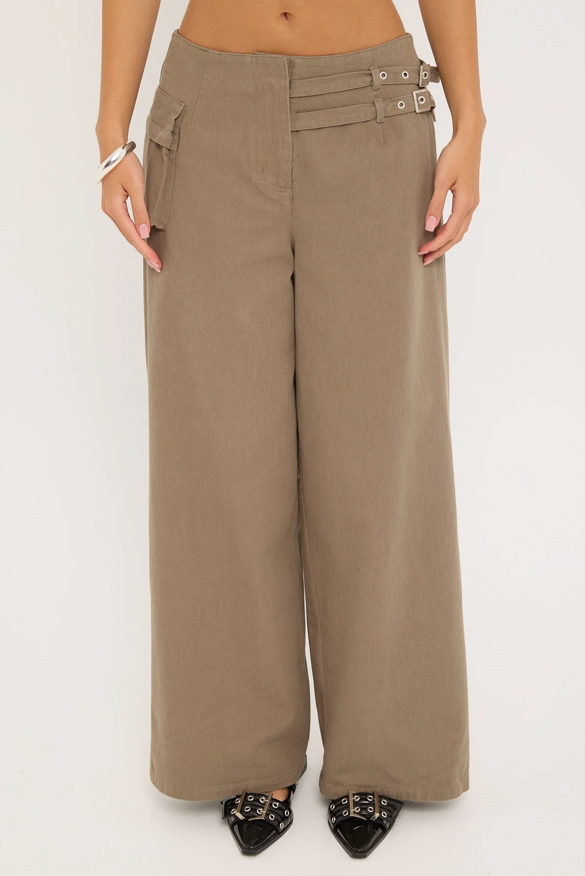 Luck & Trouble Command Cargo Pant Washed Khaki Green - Image 8