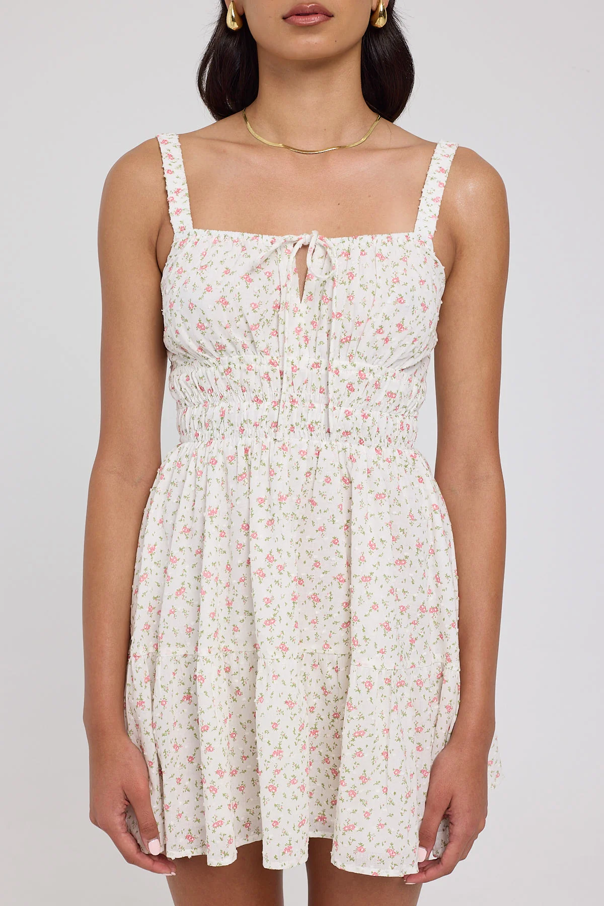 Luck & Trouble Ditsy Floral Isola Mini Dress Floral Print - Image 7