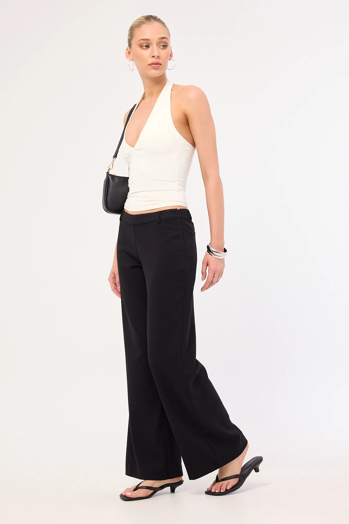 Luck & Trouble Flexa Low Rise Pant Black - Image 4