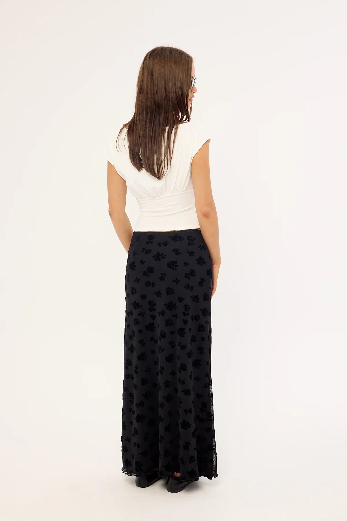 Luck & Trouble Gia Maxi Skirt Black - Image 5