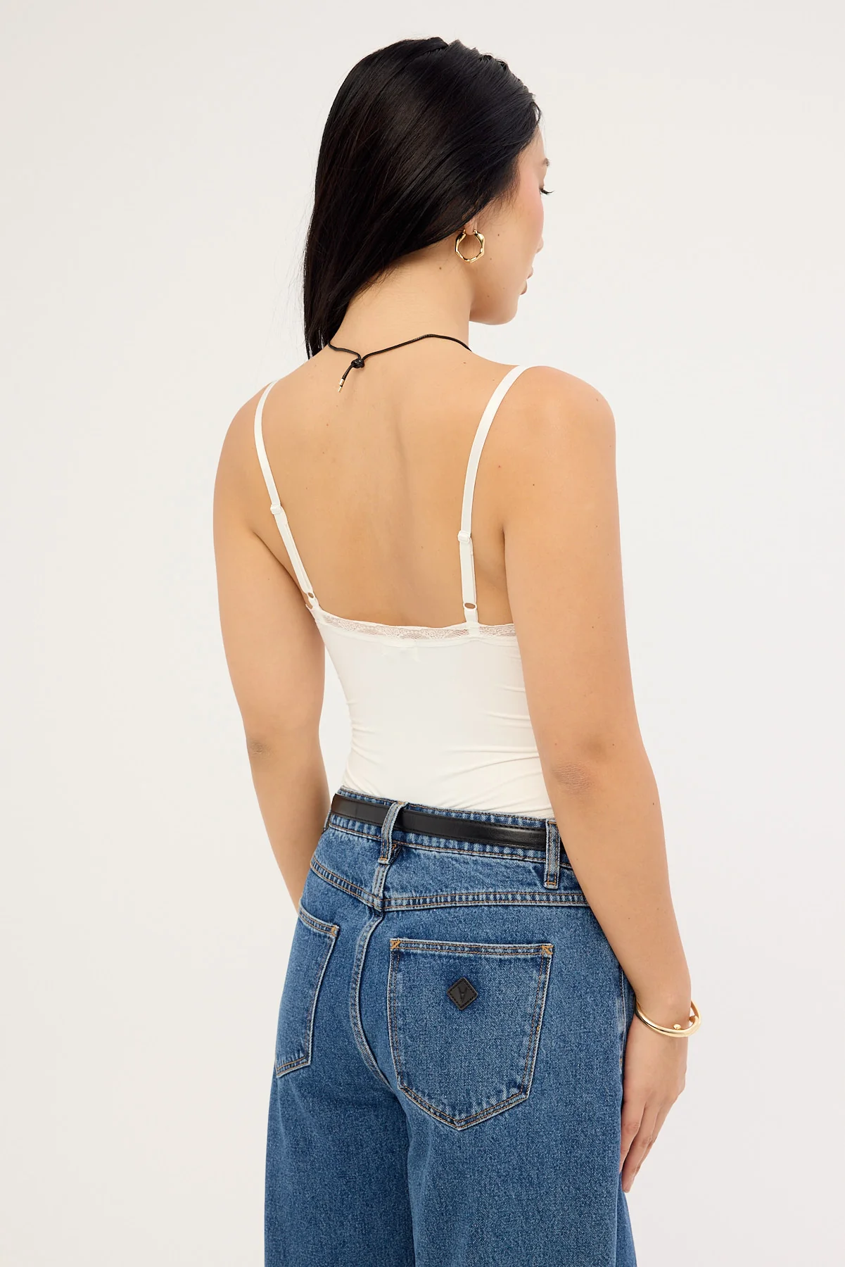 Luck & Trouble Isa Lace Bodysuit White - Image 5