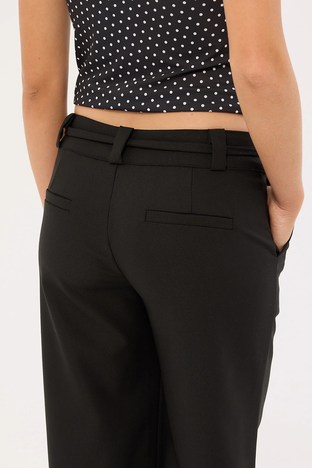 Luck & Trouble Jet Class Mid Rise Pants Black - Image 6