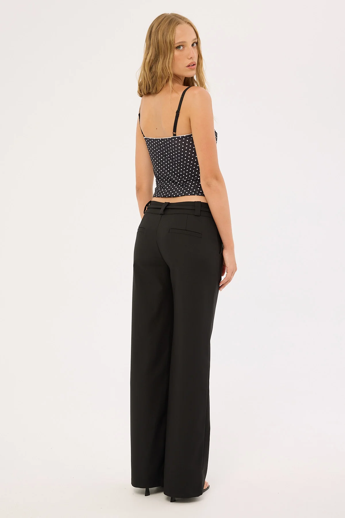 Luck & Trouble Jet Class Mid Rise Pants Black - Image 7