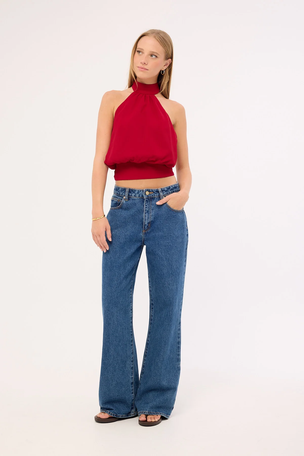 Luck & Trouble Kera Halter Top Red - Image 8