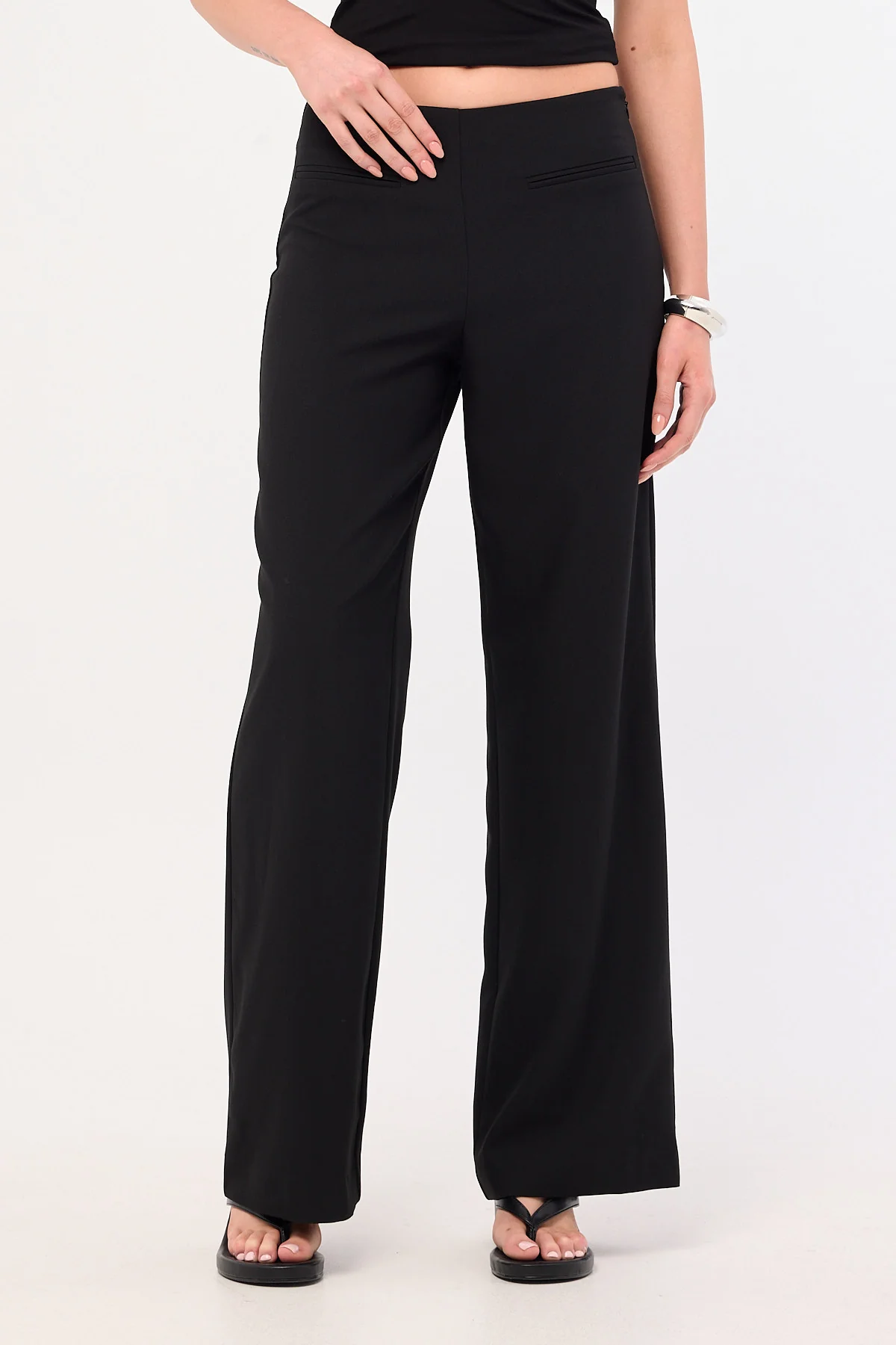 Perfect Stranger Landon Mid Rise Pant Black - Image 2