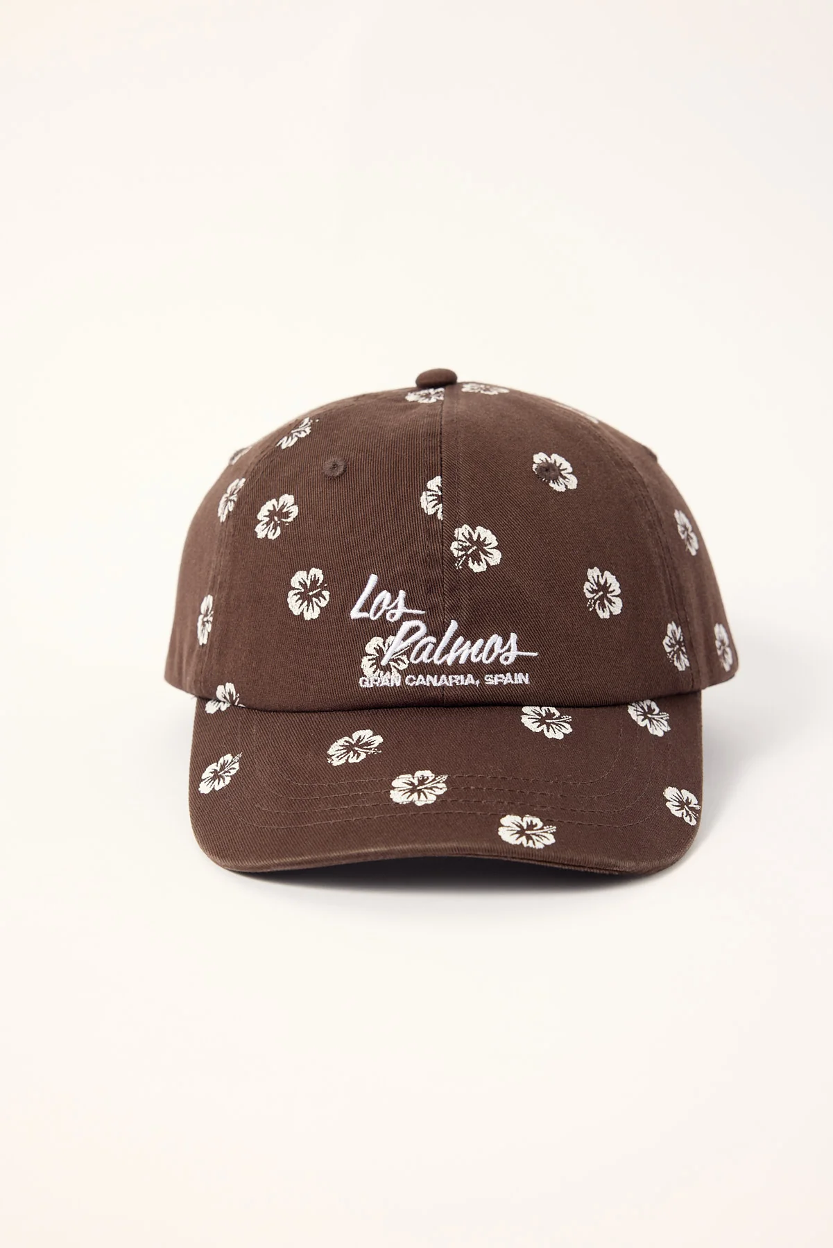 Luck & Trouble Los Palmas Hibiscus Dad Cap Brown