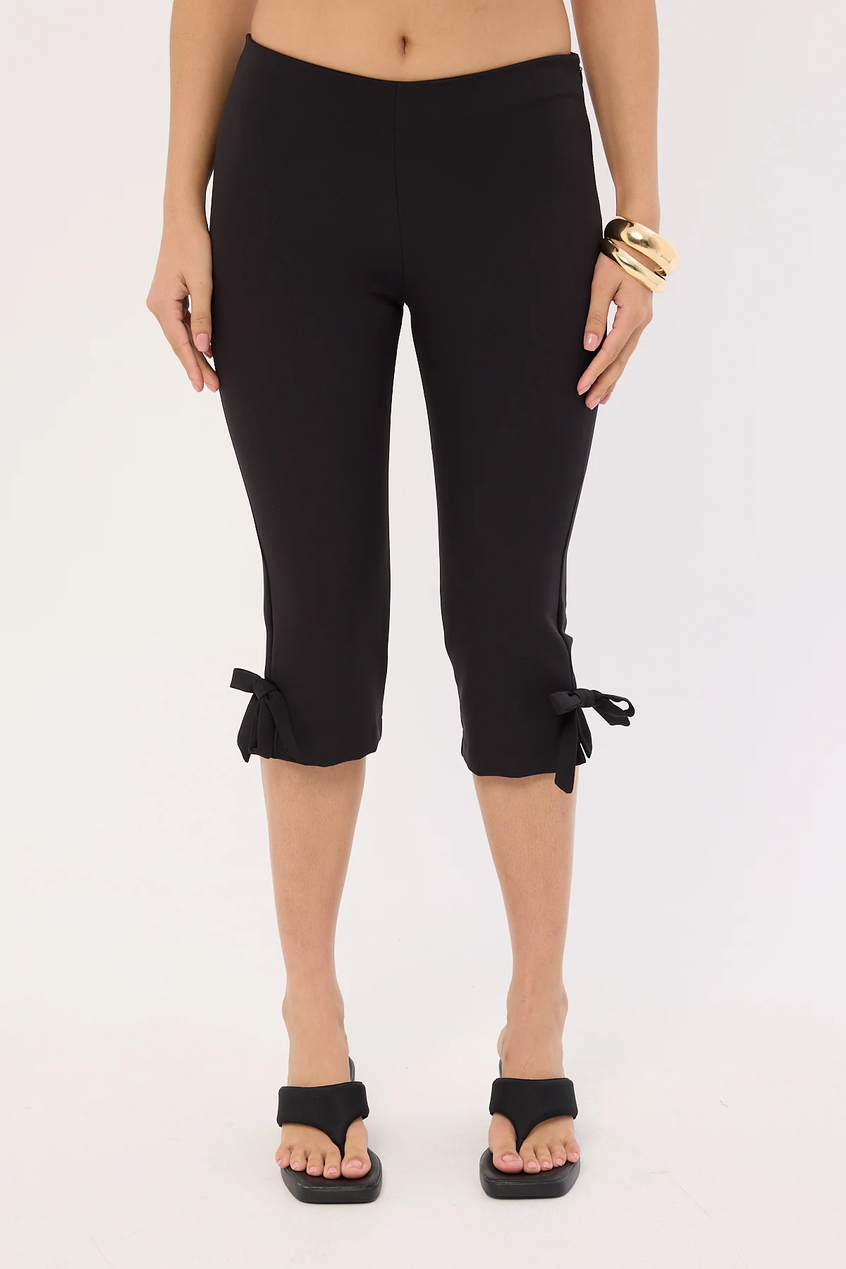 Luck & Trouble Lucy Capri Pants Black - Image 9