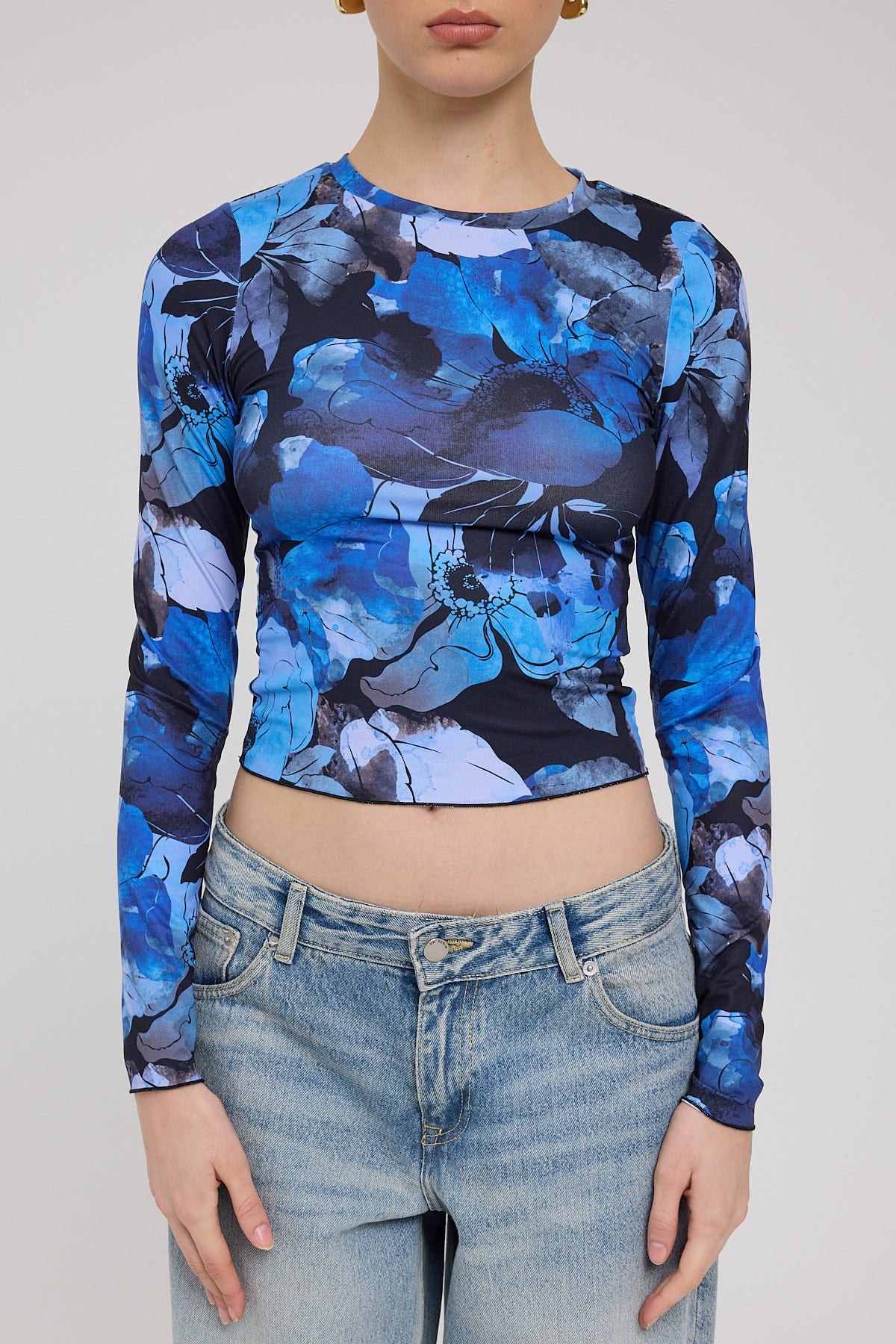 Luck & Trouble Macy Long Sleeve Tee Floral Print - Image 7