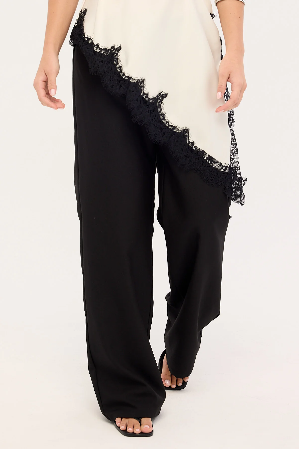 Luck & Trouble Rita Low Rise Pant Black - Image 2