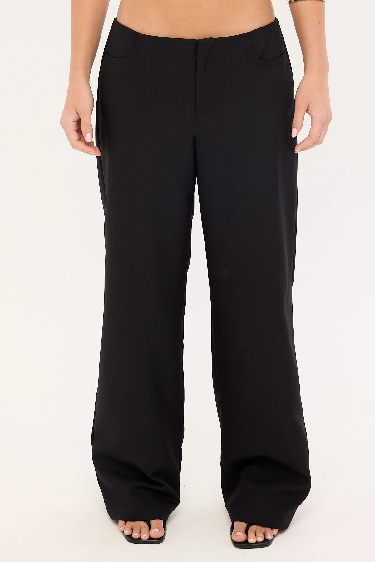 Luck & Trouble Rita Low Rise Pant Black - Image 6