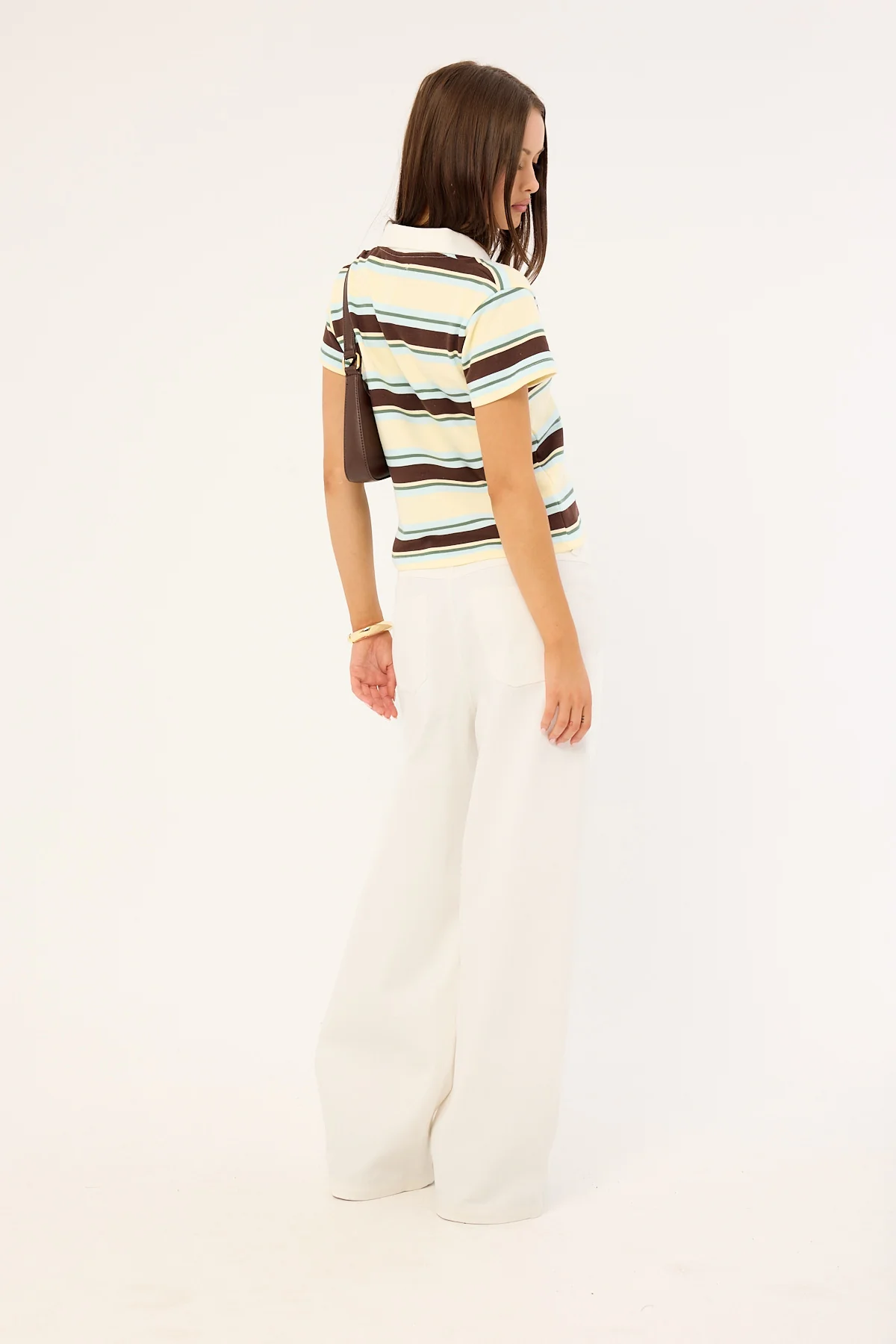 Luck & Trouble Romy Asymmetrical Drop Waistband White - Image 6