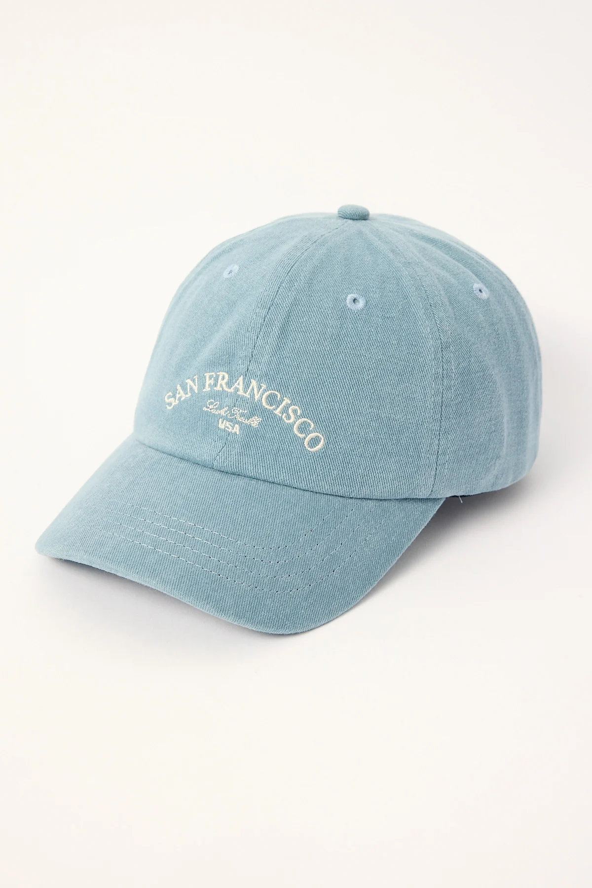 Luck & Trouble San Francisco Washed Cap Washed Blue - Image 3