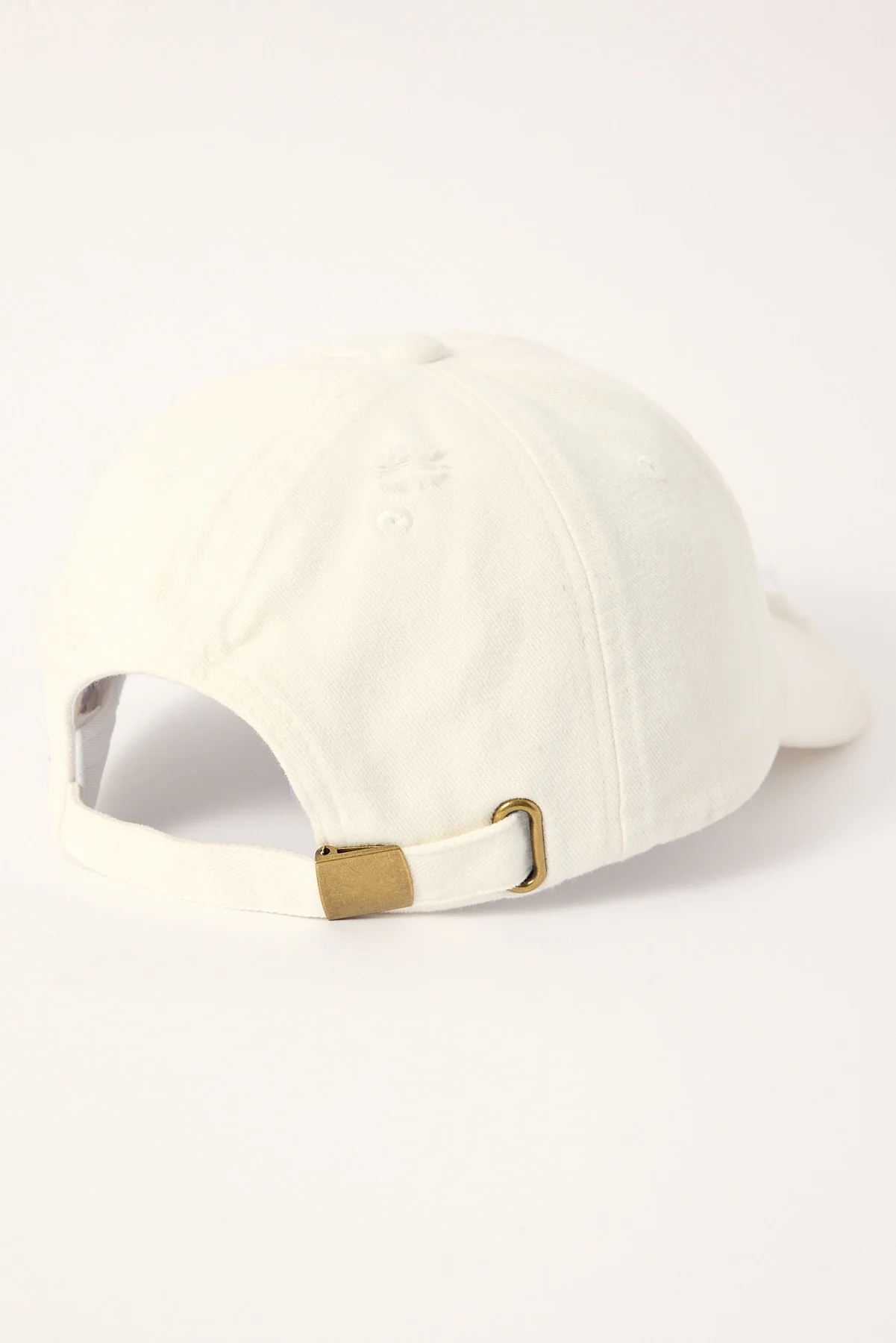 Luck & Trouble Spoilt Dad Cap White - Image 4