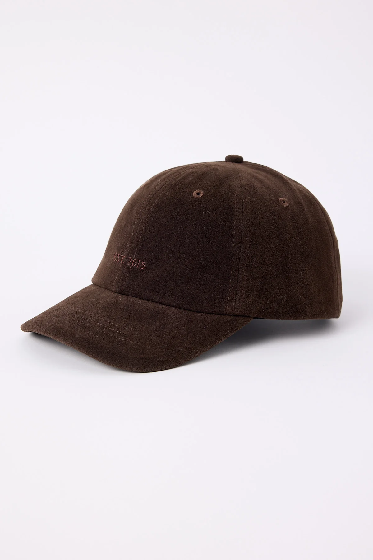 Luck & Trouble Suede Dad Cap Chocolate - Image 2