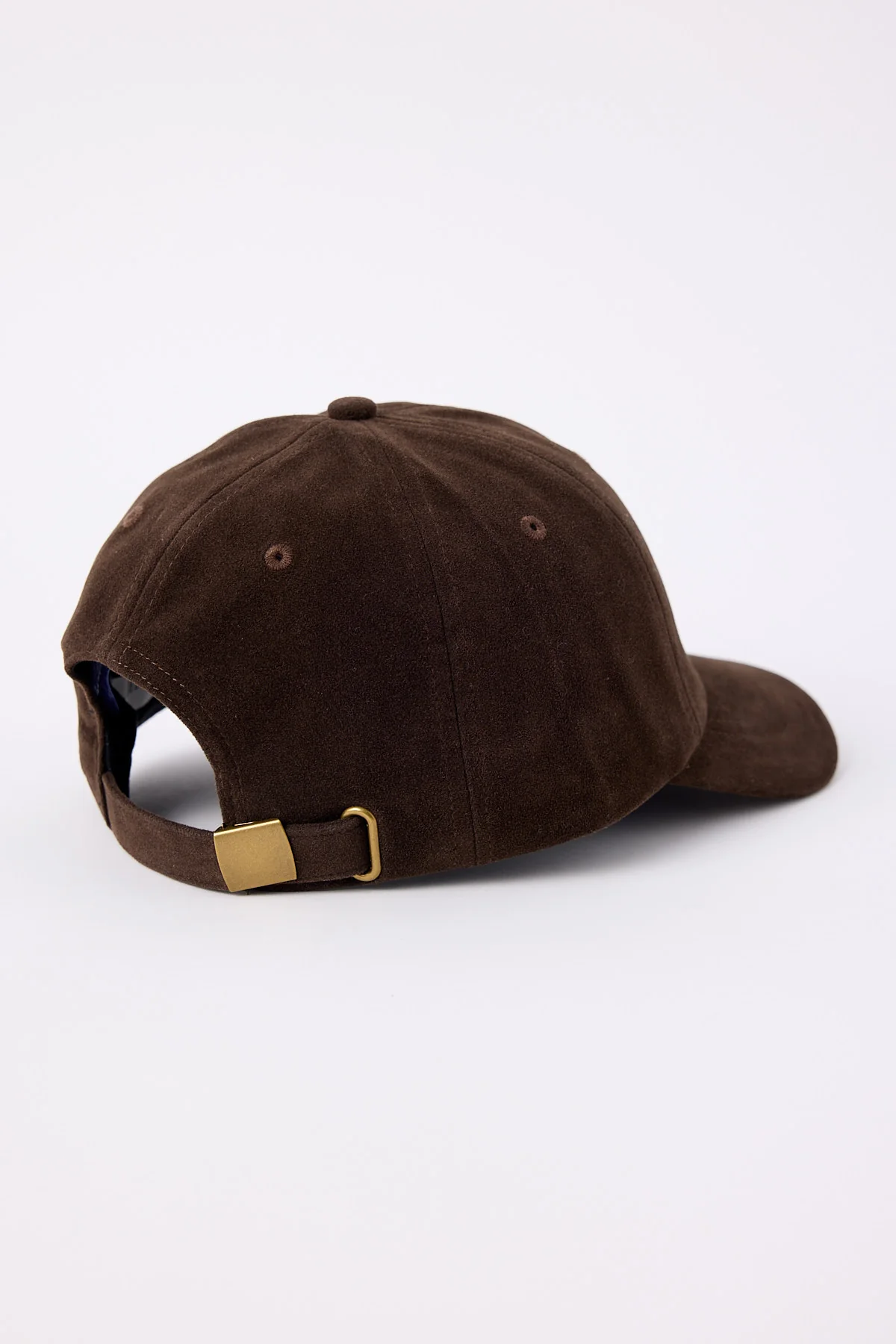 Luck & Trouble Suede Dad Cap Chocolate - Image 4