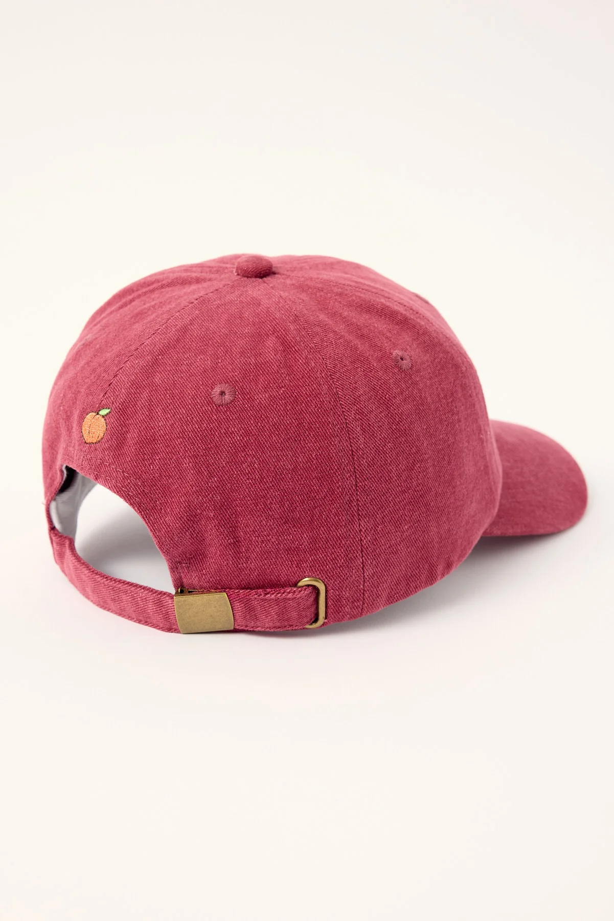 Luck & Trouble Team Conrad Washed Dad Cap Washed Burgundy - Image 4