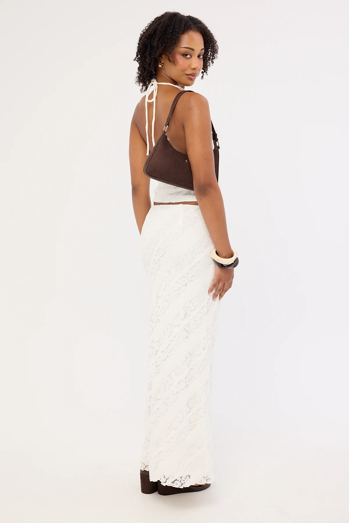 Luck & Trouble Thessia Maxi Skirt White - Image 6
