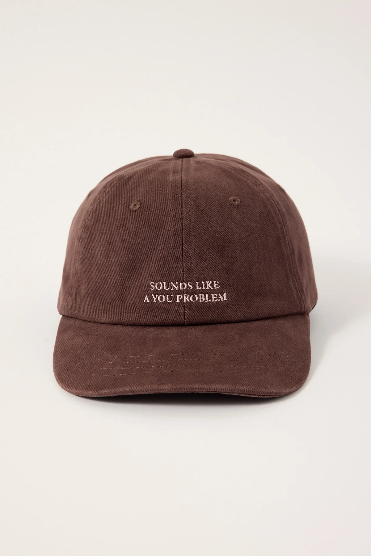 Luck & Trouble Your Problem Dad Cap Brown