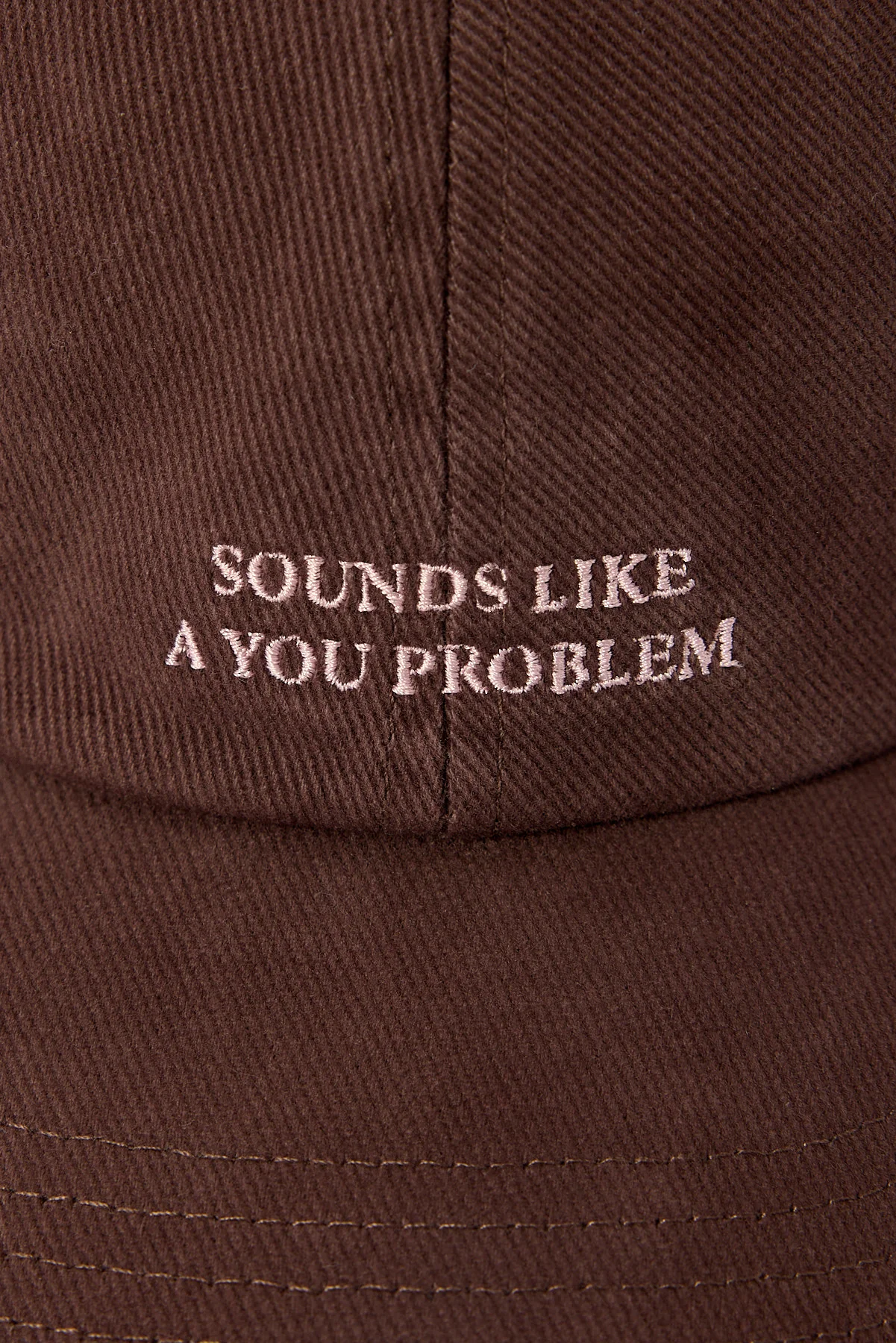 Luck & Trouble Your Problem Dad Cap Brown - Image 2