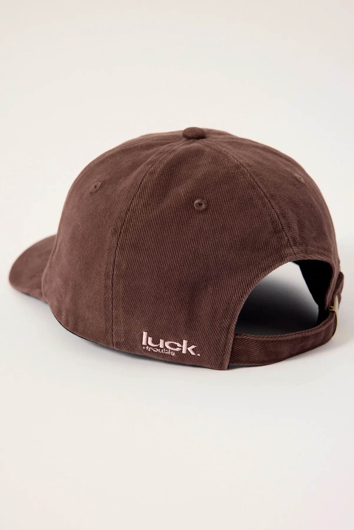 Luck & Trouble Your Problem Dad Cap Brown - Image 5