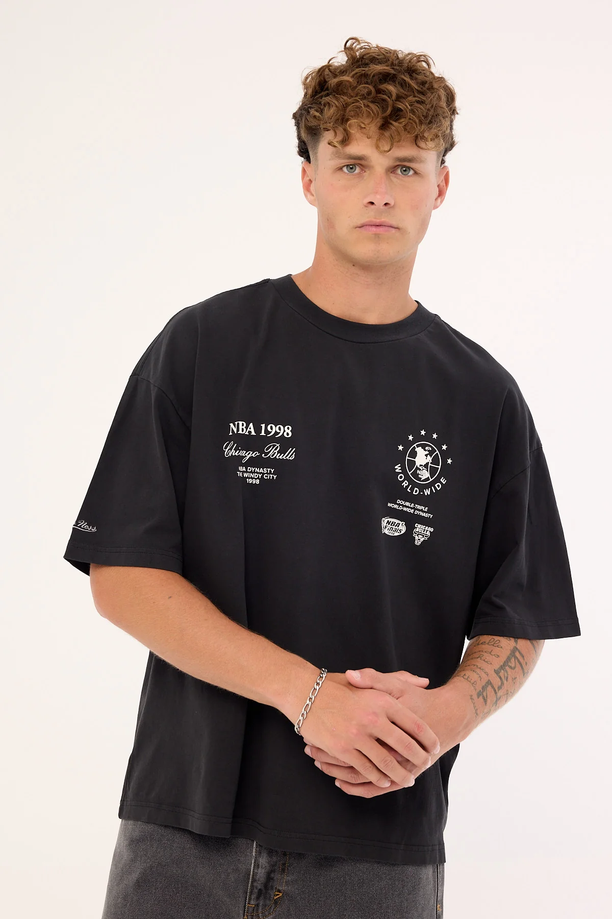 Mitchell & Ness Greatest Team Ever Tee Black - Image 5