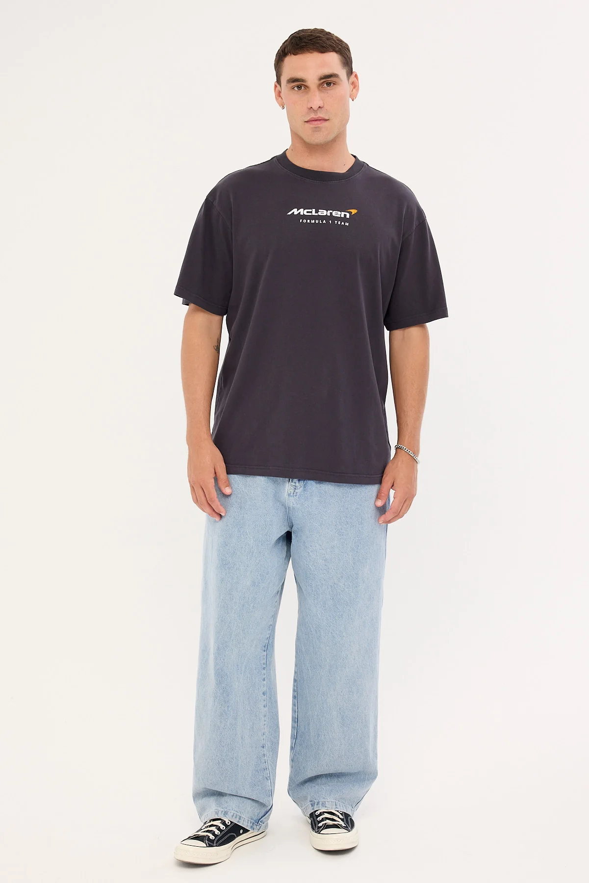 Mitchell & Ness McLaren Driver Teammates Tee Washed Black - Image 2
