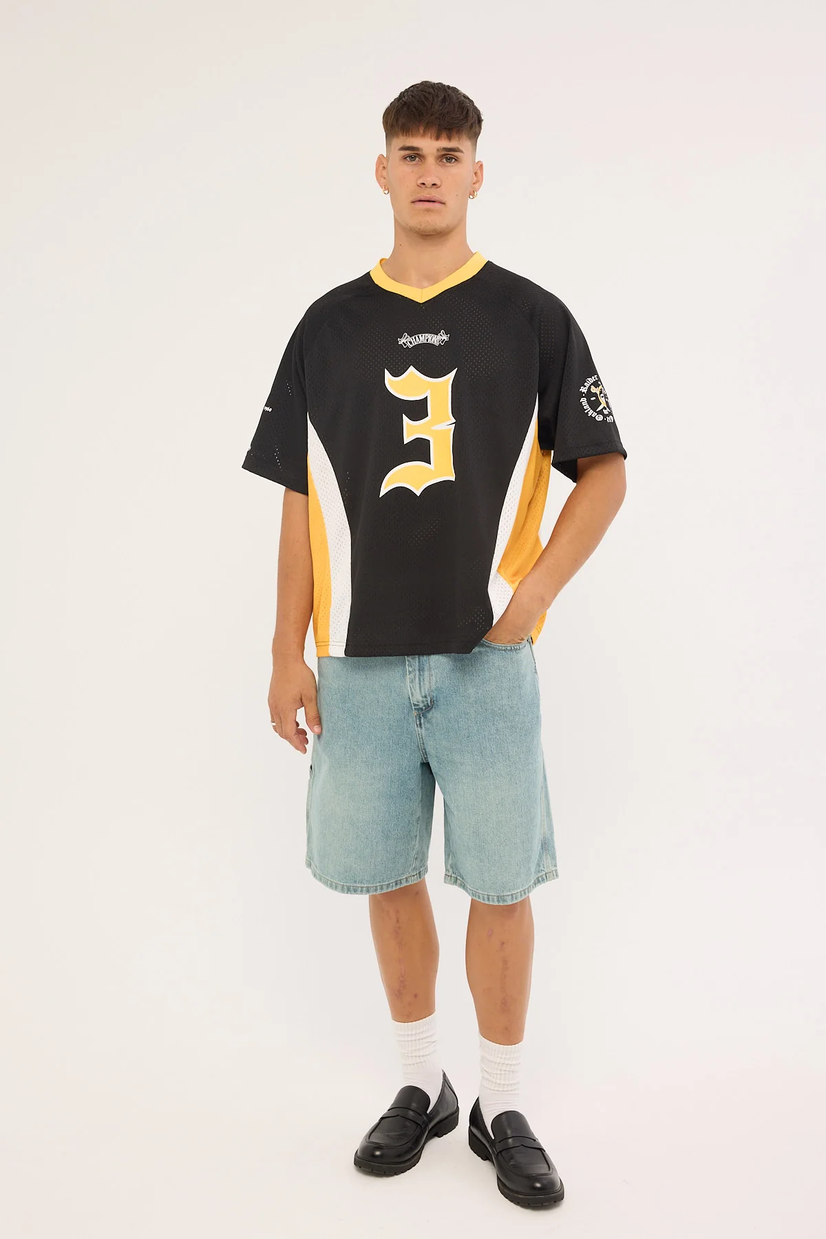 Mitchell & Ness Raiders Coast Jersey Black - Image 3