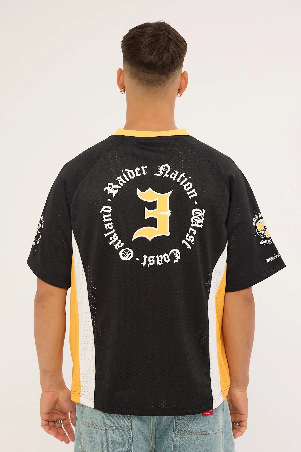 Mitchell & Ness Raiders Coast Jersey Black - Image 6
