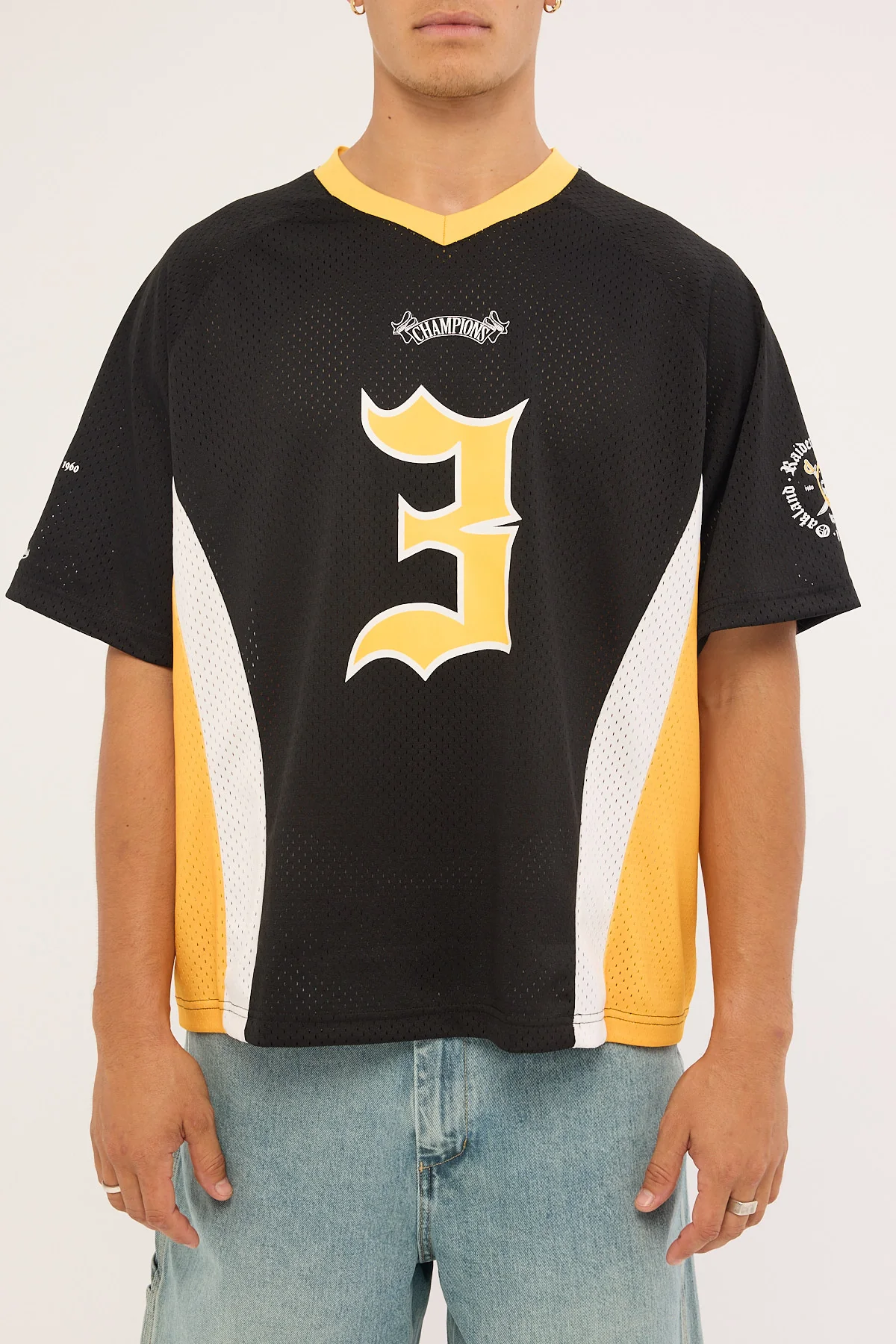 Mitchell & Ness Raiders Coast Jersey Black - Image 7