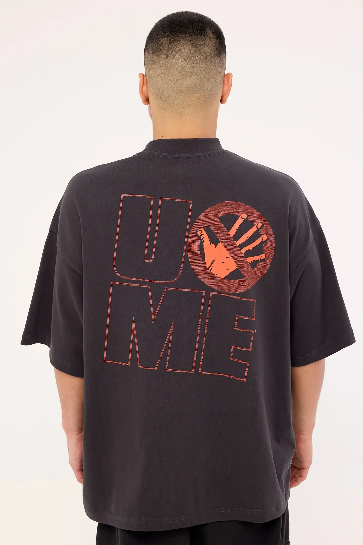 Mitchell & Ness You Can't See Me Boxy Tee Faded Black - Image 7