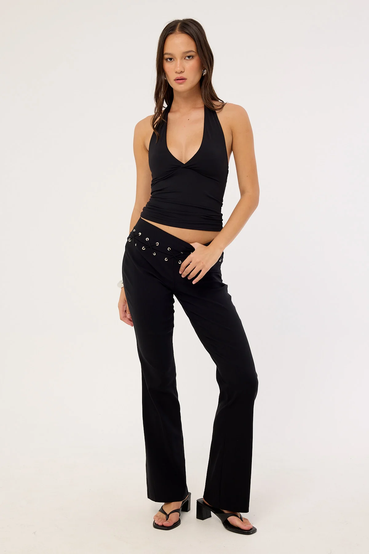 Motel Lirina Trouser Tailoring Black - Image 2